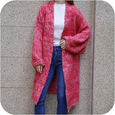 maxi knitted cardigan