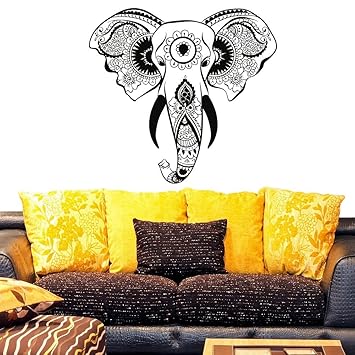 Amazon Com Elephant Wall Decal Vinyl Sticker Yoga Indian