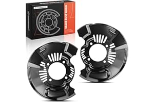 A-Premium Front Driver & Passenger Side Brake Dust Shield Compatible with Toyota Models - Tacoma 2005-2023, 2-PC Set