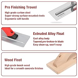 Goldblatt 8 Pieces Masonry Hand Tool Set Includes