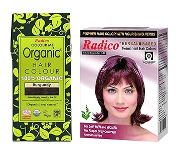 Radico Burgundy 100 Organic Hair Color With Herbal Natural