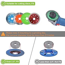 5/8"-11 Thread Angle Grinder Flange Nut, Self
