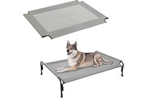 Veehoo Dog Bed Replacement Cover for CWC2204, Size L, Grey