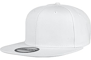 Gelante Snapback Hats for Men - Flat Bill Brim Baseball Cap Hat - Plain Blank Adjustable