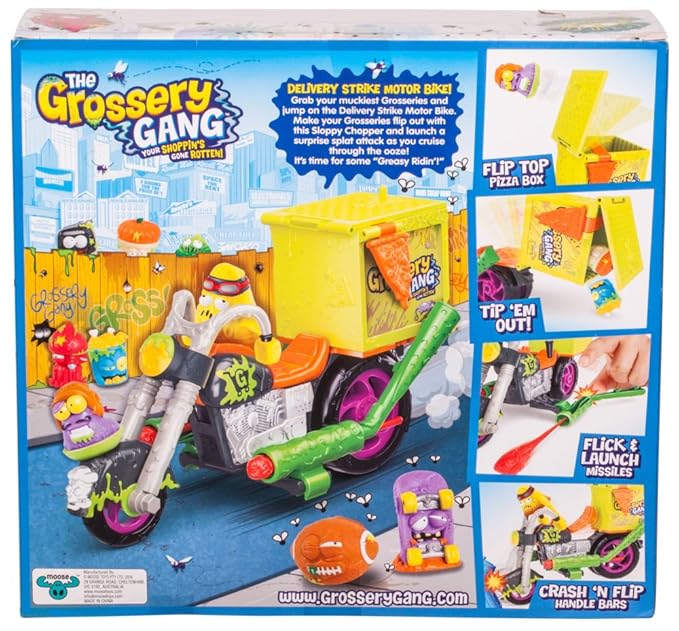 grossery gang delivery strike motorbike