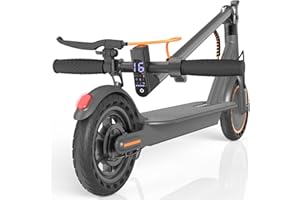 AOVOWHEEL Electric Scooter for Adults, Folding E Scooter with 350W/500W Motor 16/24 Mph Top Speed, Max 19-23 Miles Long Range, 8.5''/10''14'' Solid Tires Commuting Scooters with Dual Brakes System, APP