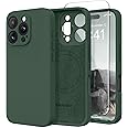 SuydanBox Magnetic for iPhone 16 Pro Max Case, Compatible with MagSafe, [Full Camera Protection][Screen Protector] Silicone Shockproof Protective Phone Case for iPhone 16 Pro Max 6.9", Alpine Green