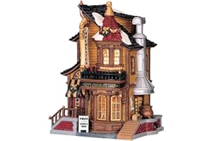 Lemax Christmas Village Lucys Chocolate Shop Battery Operated Led - 45052