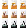 9 Packs Animal Character Facial Masks, Deep Hyrating Spa Masks for All Skin Types, Gift for Kids' Birthady Party, Girl's Nigh