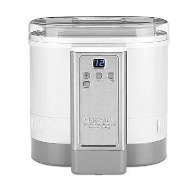 Cuisinart CYM-100 Electronic Yogurt Maker with Automatic Cooling,3.12lb Jar capacity,(1.5L)