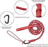 TeTupGa Bicycle Tow Rope Belt Strap for Mountain Bikes Red 1.7m-3m view 4