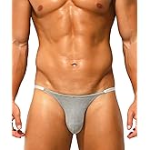 PAIZH Men's See Through Bikini Low Rise Sexy Briefs Mesh Breathable Bulge Pouch Underwear