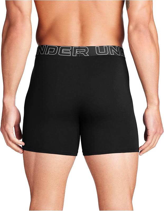, Pack de 3 boxers de algodão masculino, 15 cm de alça, ultra-macio, conforto durante todo o dia., Pequeno