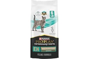Purina Pro Plan Veterinary Diets EN Gastroenteric Naturals With Added Vitamins, Minerals and Nutrients Feline Formula Natural Dry Cat Food - 6 lb. Bag