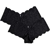 Smart &amp; Sexy womens Signature Lace Cheeky Panty