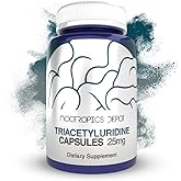 Nootropics Depot Triacetyluridine Tau Capsules | 25mg | Promotes Well-Being | Improves Cognitive Health | Promotes Healthy Stress Levels | 60 Count