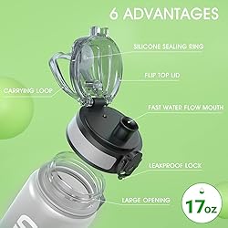 Sahara Sailor Water Bottles, 17oz Motivational
