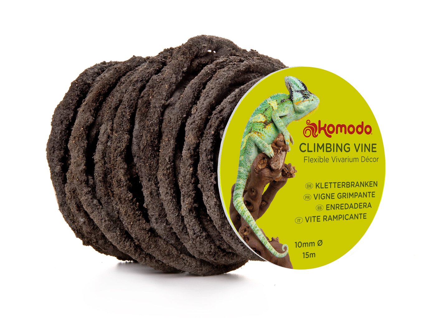 Komodo Tropical Vine Reel, Medium, 15 m x 10 mm,Brown