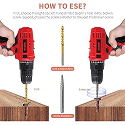 Screw Extractor Set, 37# Cr-Mo & 6542 HSS Steel
