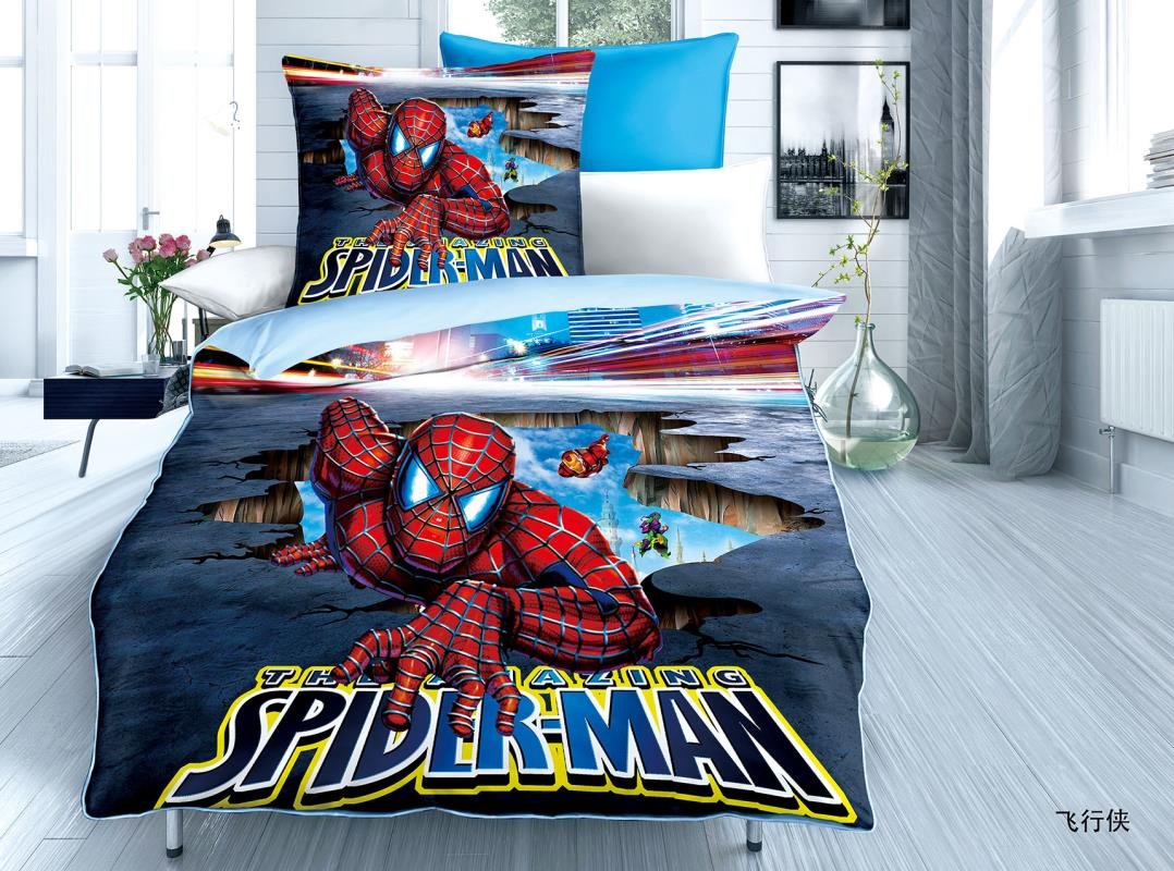 spiderman bed linen