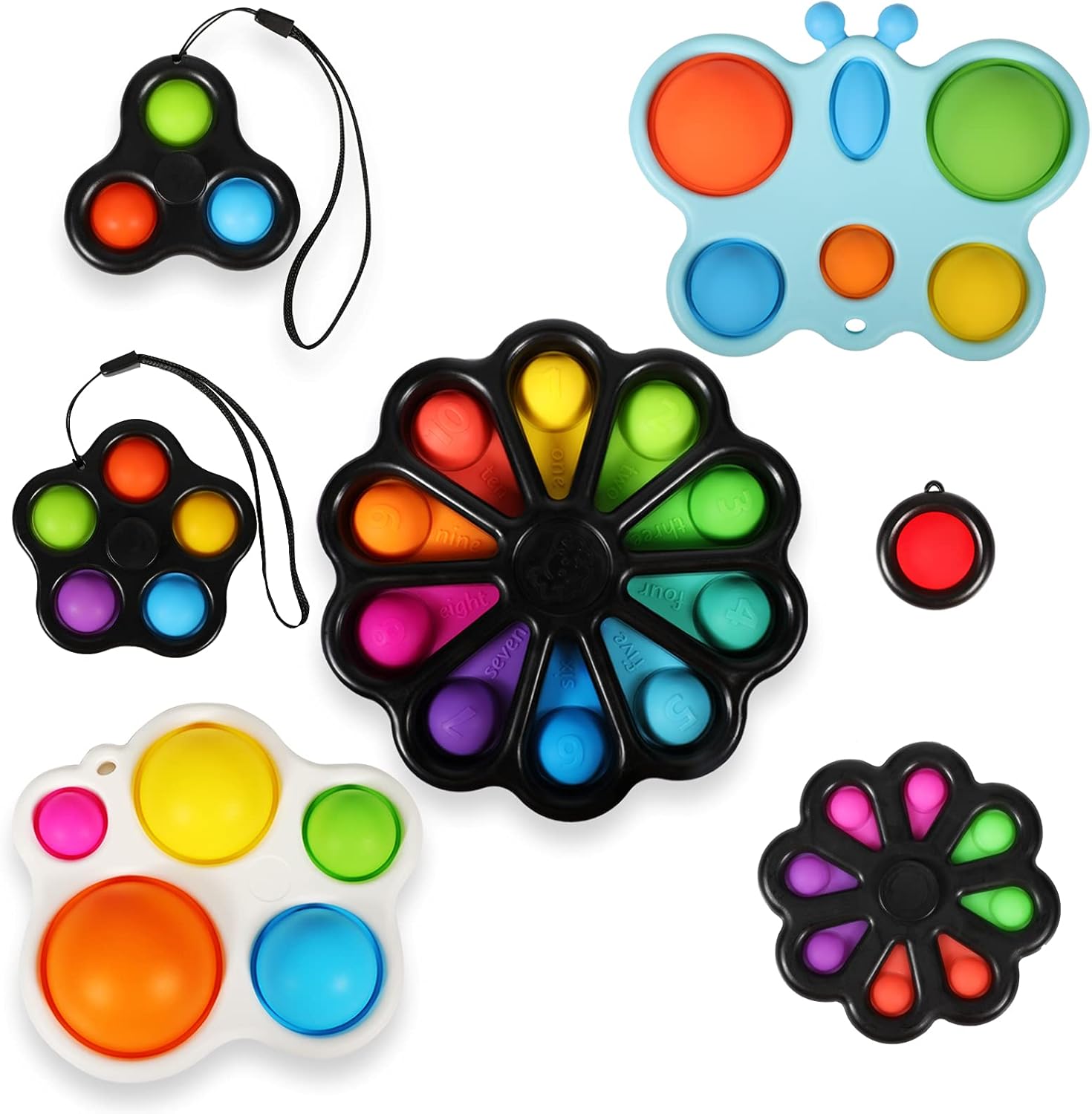 DIABIAD Simple Dimple Sensory Fidget Blocks，A Simple Dimple Fidget Toy