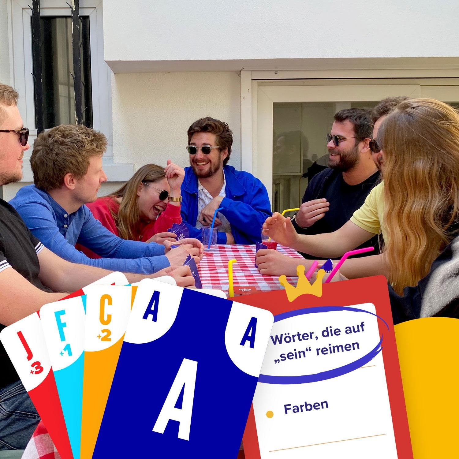 CRACK LIST – Stadt Land Fluss Kartenspiel | Modernes Wortspiel mit taktischen Aktionskarten | Familienspiel & Partyspiel für 2–8 Spieler | Ab 10 Jahren | 30 Minuten | Deutsch 2