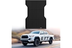 LASFIT Bed Mat for Toyota 2005-2023 Tacoma (6FT,73.5''Bed) Truck Bed 6 ft, All Weather TPE Car Bed Liner for Toyota Tacoma 2023 2022 2021-2005 Accessories Truck Mat Bed Liner (Not Fit Drop-in Liners)