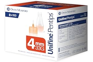 Owen Mumford Unifine Pentips (4mm X 33G), 100 Count