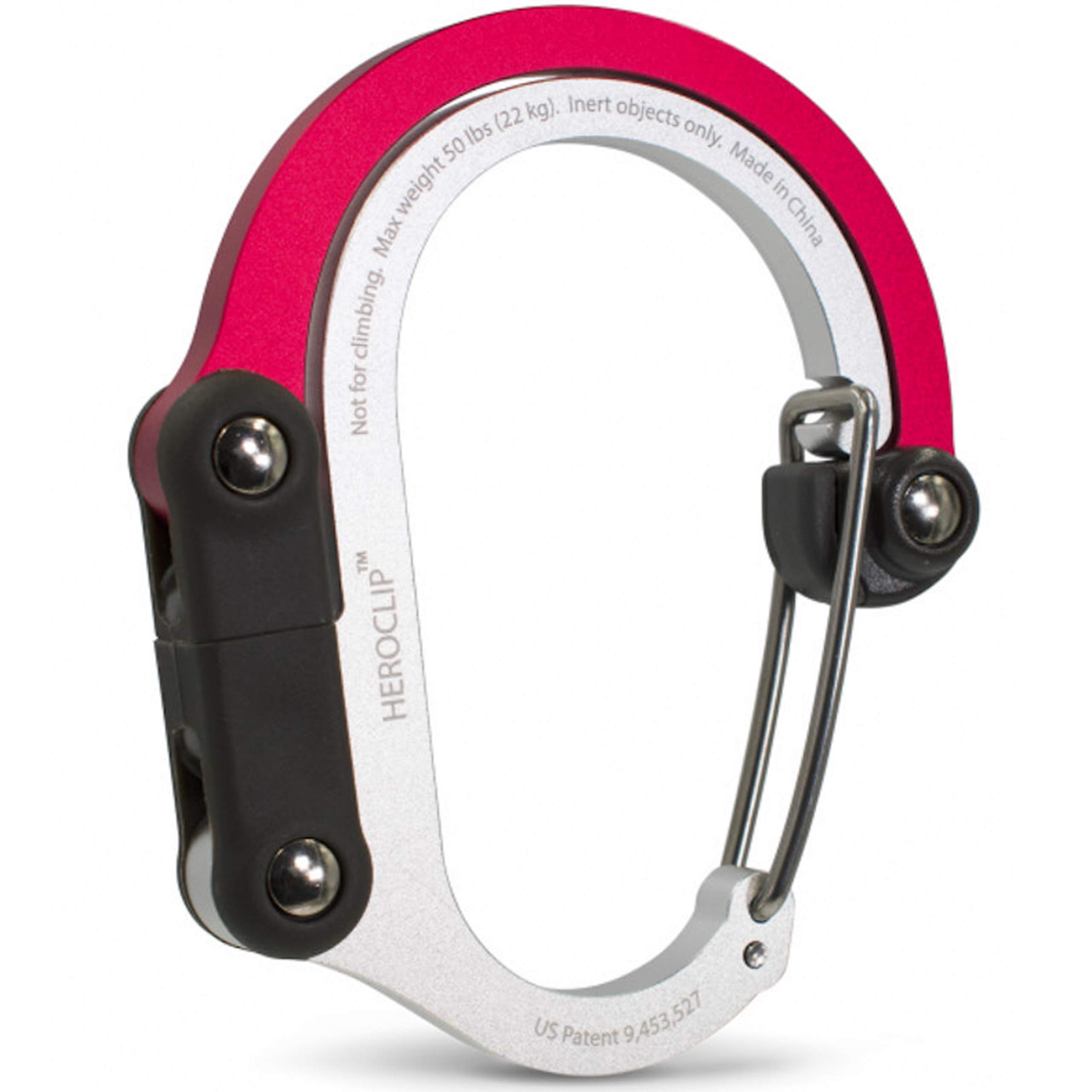 Gear AID HEROCLIP Carabiner Clip and Hook (Medium) for Camping