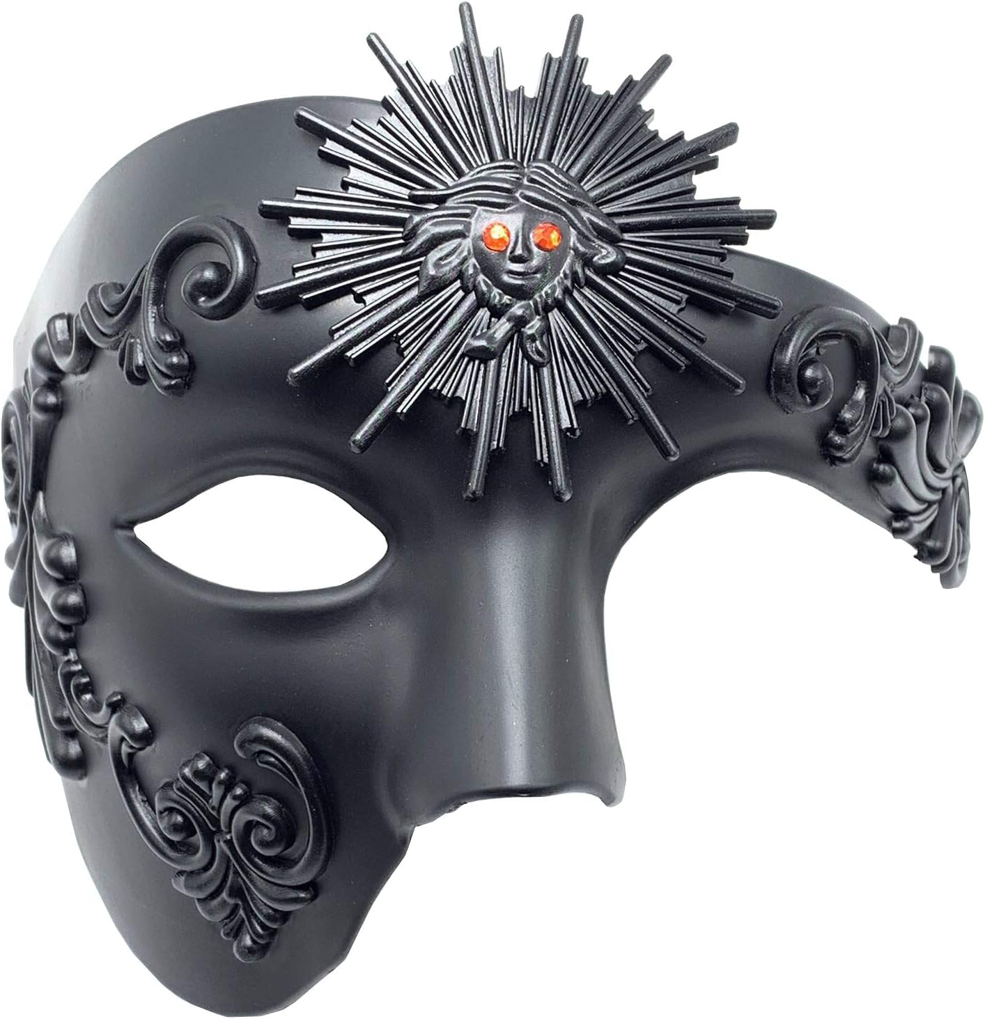 Steampunk Metal Cyborg Venetian Mask Masquerade Mask Men Venetian Party Mask Phantom of The Opera Mardi Gras Mask