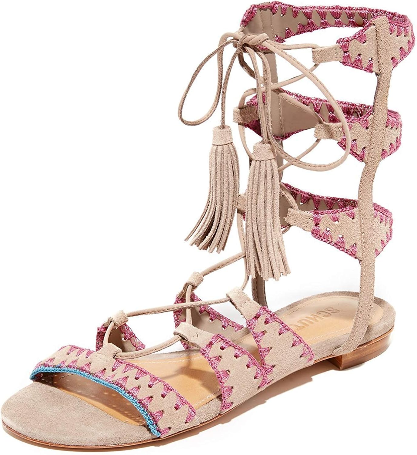 colorful gladiator sandals