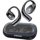Monster Open Ear AC311 Wireless Earbuds, Bluetooth 5.4 Open Ear Headphones, Up to 30 Hours Playtime Bluetooth Ear Earphones with Stereo Sound, Touch Control and IPX5 Waterproof Open Earbuds