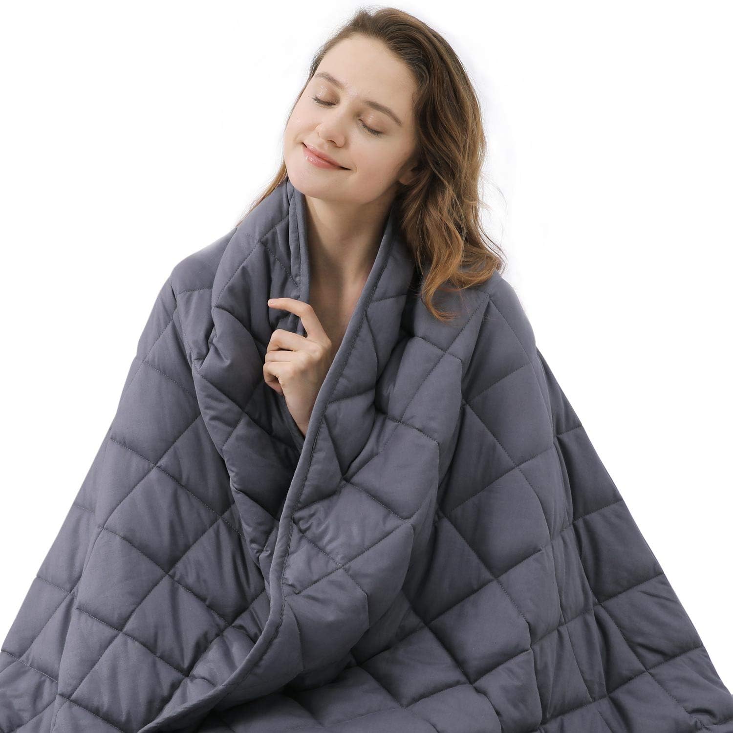 ZZZNEST Weighted Blanket for Kids, Heavy Blanket for Sleep and Stress