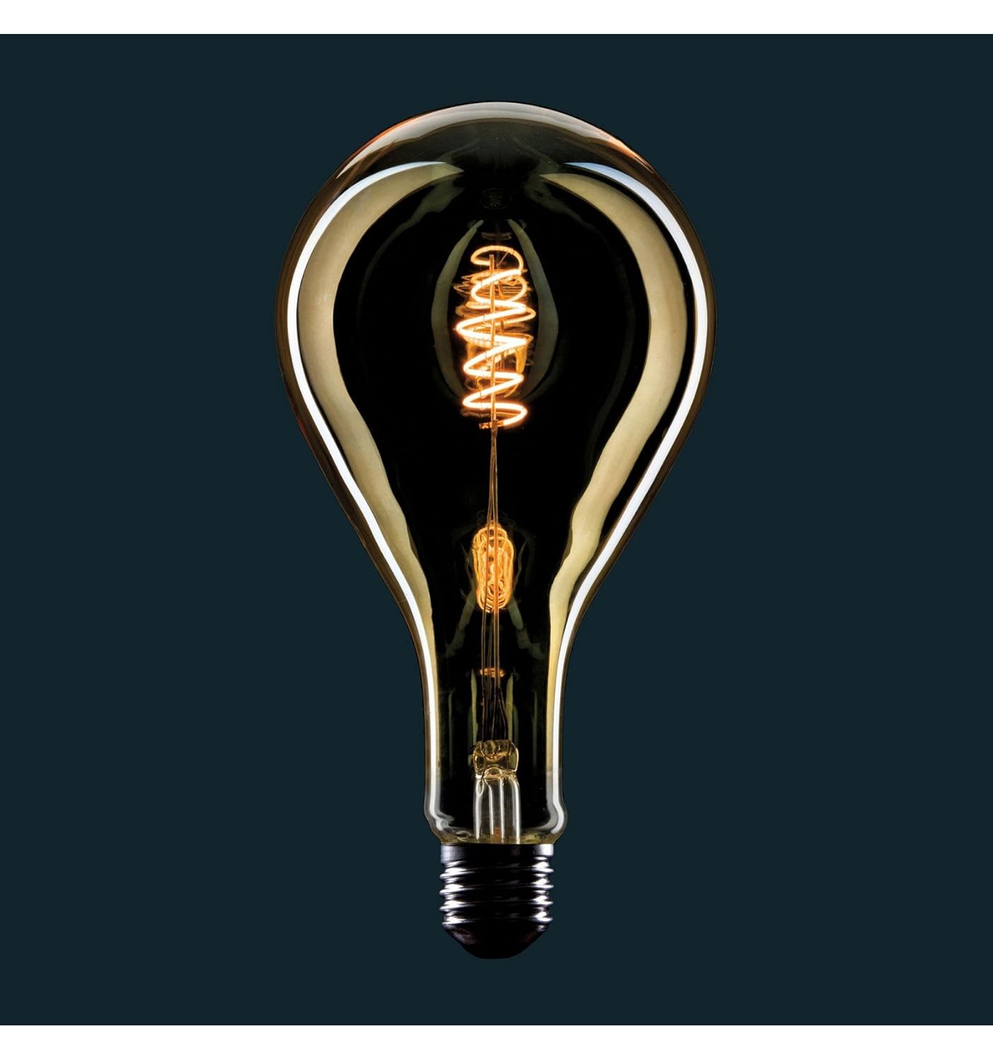 Amarcords. Dimmable decorative LED bulb with amber glass. 230v 4w 2000k