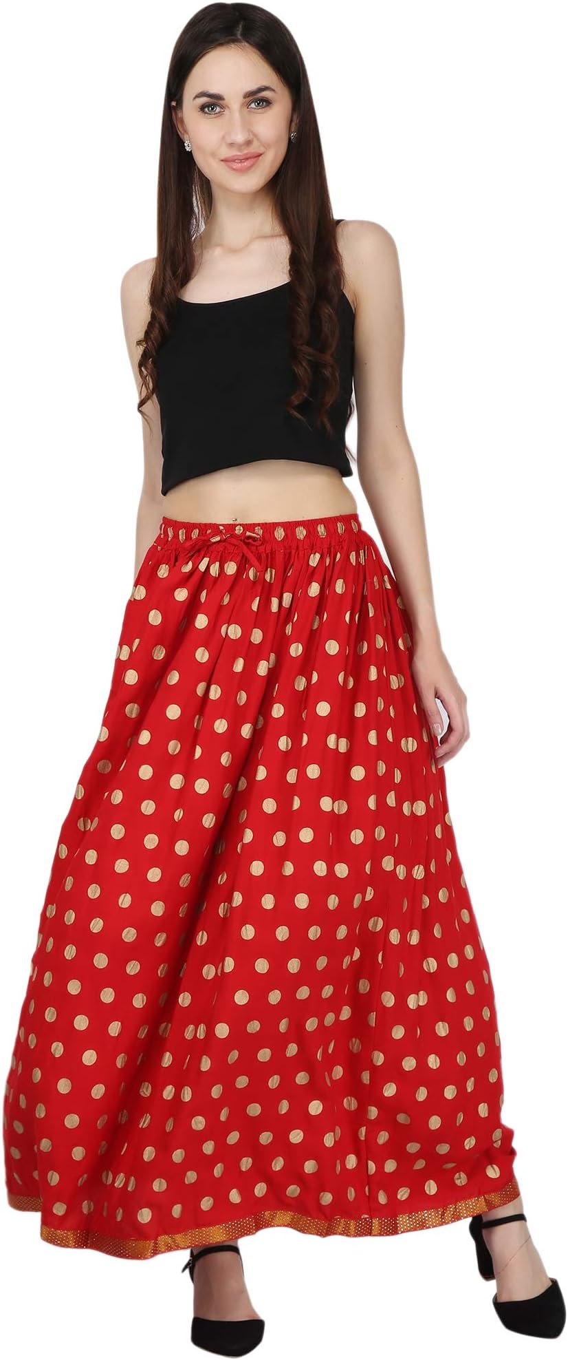 Decot Paradise Women's Rayon Flared Skirt