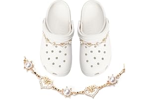 Ziigole Bling Rhinestones Butterfly Shoe Chains for Women, DIY Shoe Decoration Charm Accessories for Clog Sandals, Ideal Gift, Party Favor