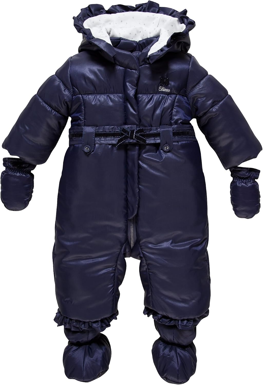 Manteau Chicco Pour Fille - Veste Chaude Avec Capuche Et Fermeture Éclair, Tissu Recyclé