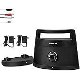 SIMOLIO 621D Plus Wireless Speakers for TV for Seniors - Bluetooth TV Speakers for Hard of Hearing, Elderly, 3 EQ Modes, Dialog Enhancer, Portable Speaker for TVs, 164ft Range, Bluetooth Connectivity