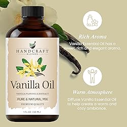 Handcraft Blends Vanilla Essential Oil – 1 Fl Oz