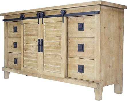 Amazon Com Heather Ann Creations Southport Large 6 Drawer Wooden