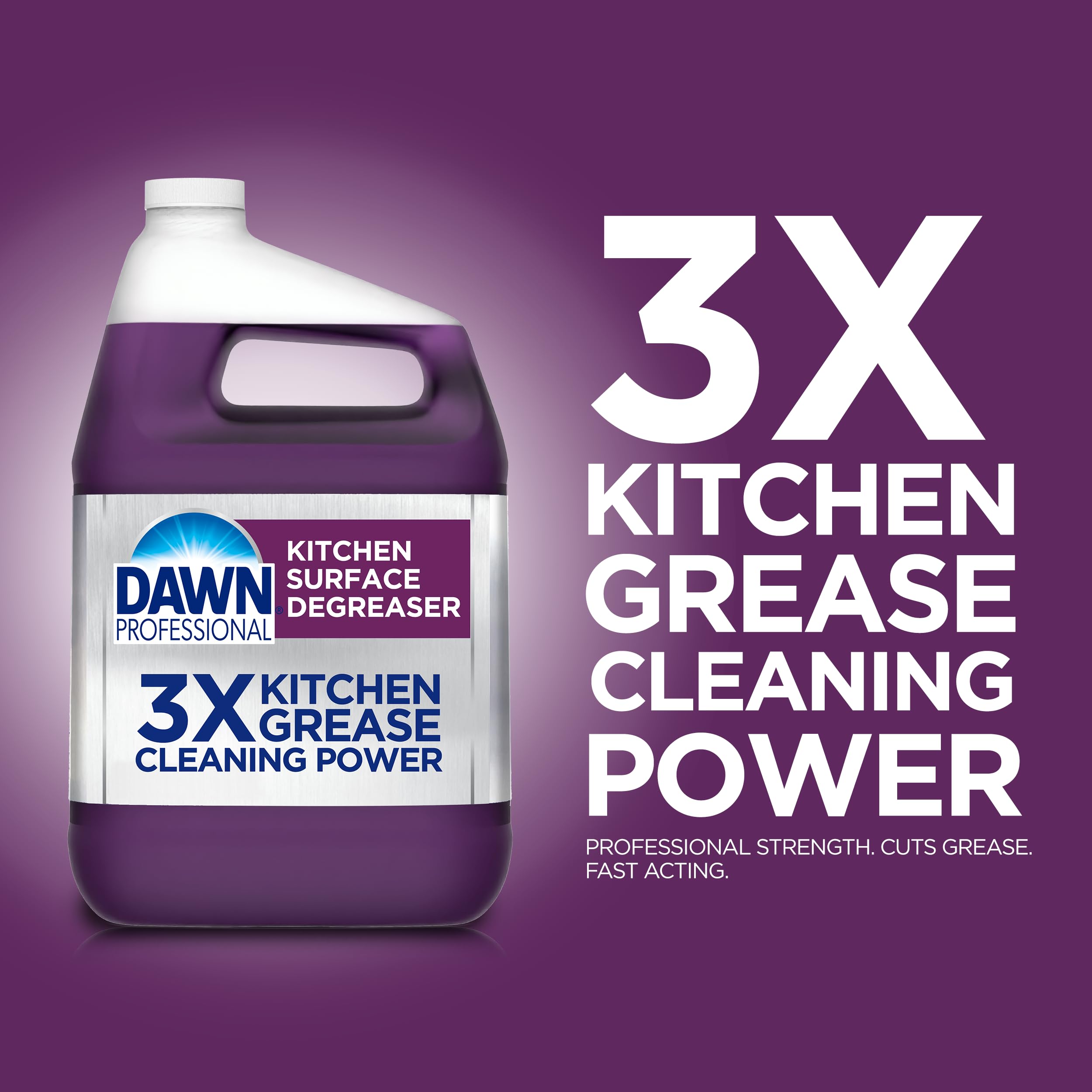 P&G Professional DAWN Kitchen Surface Degreaser - 1 GAL (Case of 2) - For Removing Grease Found in Commercial Kitchens & Food Service (Packaging May Vary)