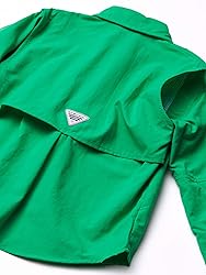 Columbia Boys' Big Bahama Long Sleeve Shirt, Dark