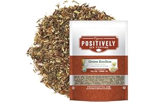 Organic Positively Tea Company, South African Green Rooibos Tea, Loose Leaf, 16 Ounce