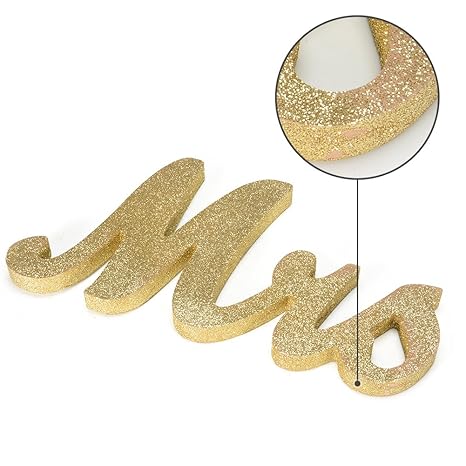 Buy Alician Home Decor Wooden Letters Mr Mrs Sign Table