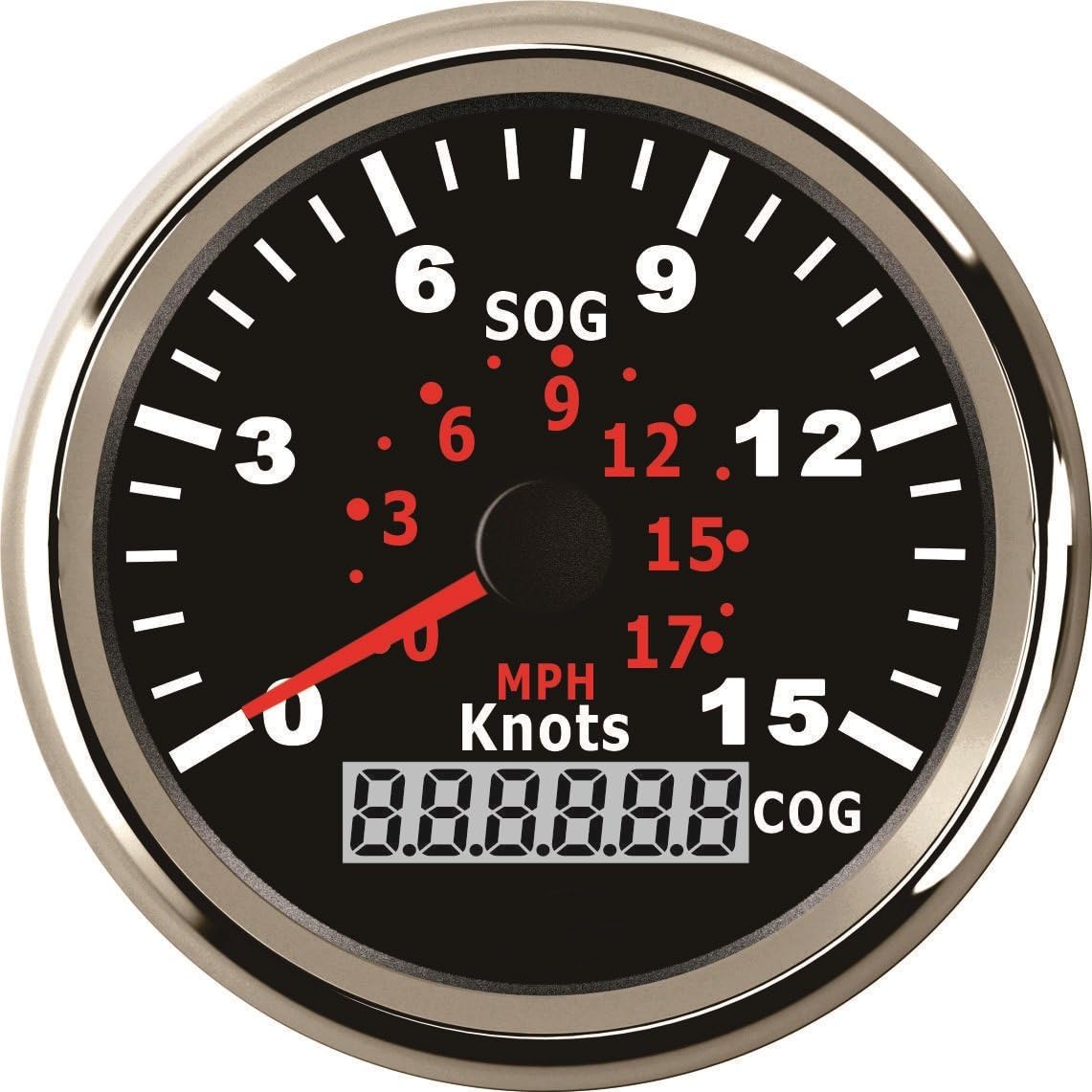 ELING Universal GPS Tachometer Tacho Messgerät 15 Knoten für Boot Yacht