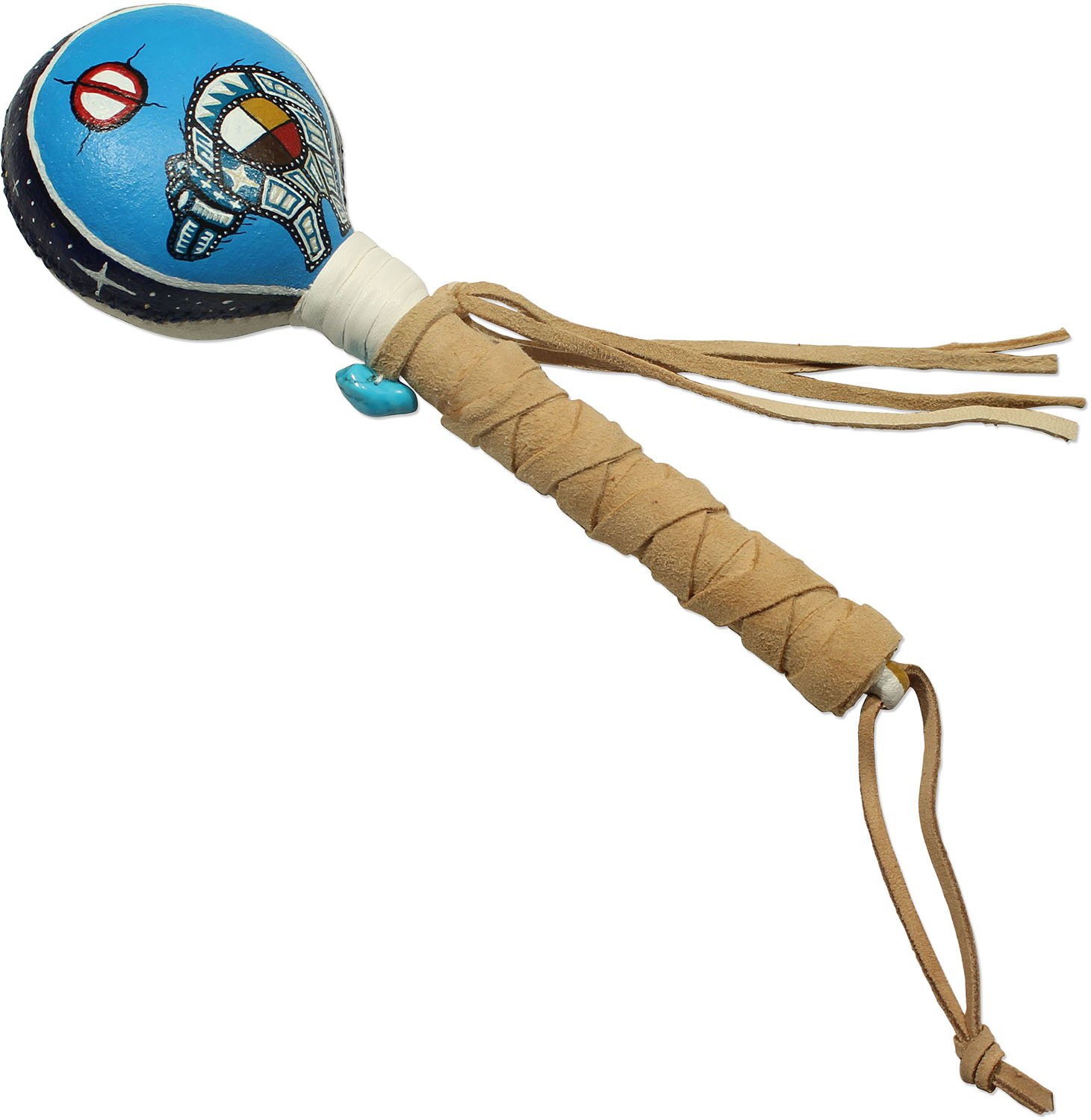 Native American Grandfather Bear Rattle