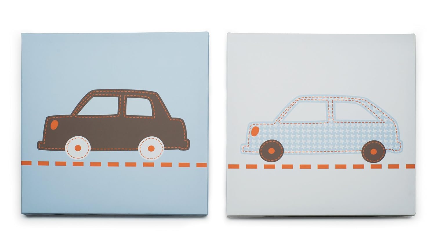 Amazoncom Carters Bumper To Bumper 2 Piece Canvas Wall - 