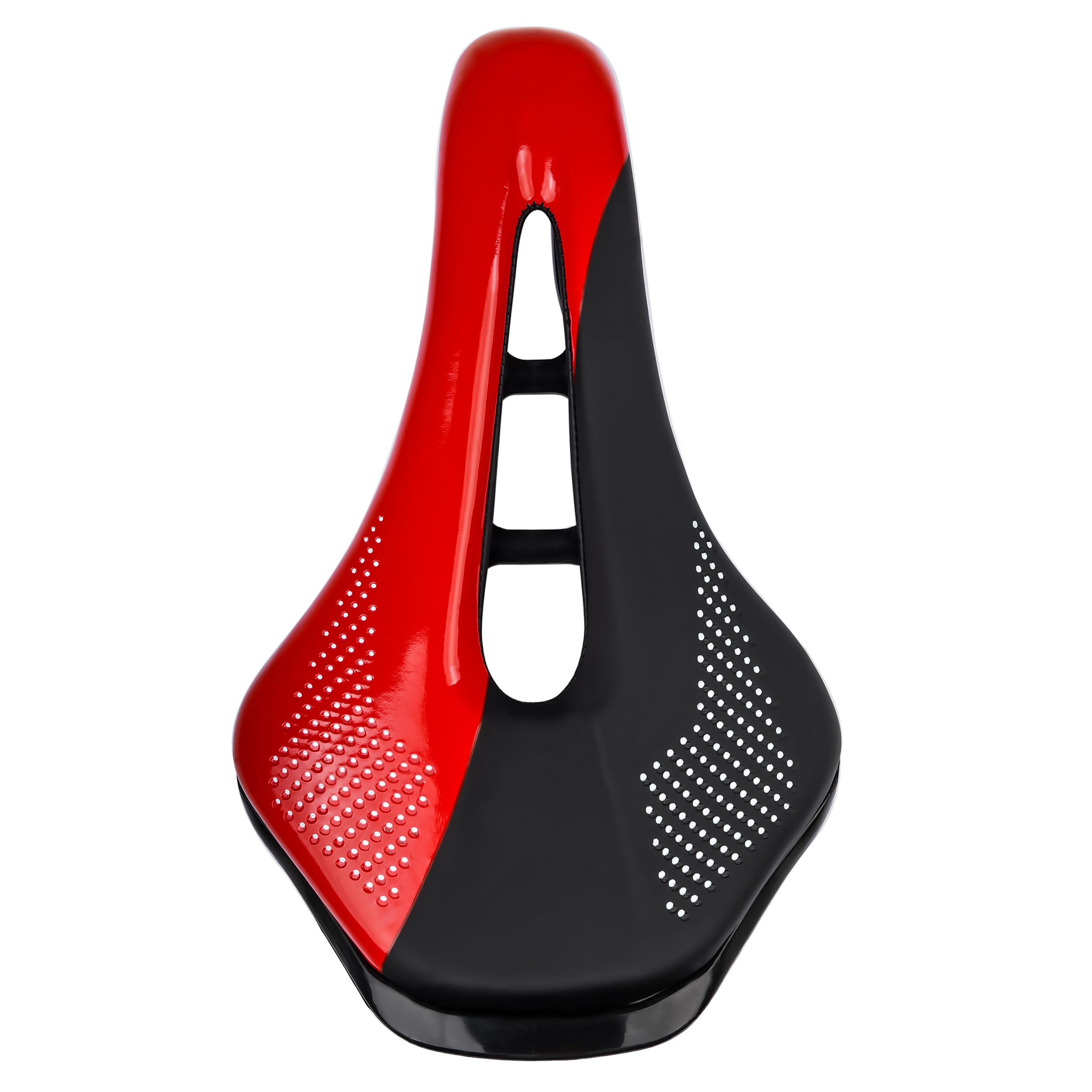 Photo 1 of Yaruijia Bike Seat Bicycle Saddle for Men & Women, Waterproof Bicycle Seat Comfortable Soft Cushion (Red)