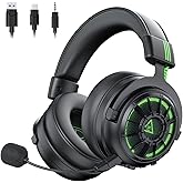 EKSA StarEngine Pro USB Gaming Headset - 7.1 Surround Sound for PC PS4 PS5 Xbox One, Over Ear Computer Headphones with Noise Cancelling Mic, Dual Chamber Driver, Game/Muisc Mode, Led Wired Headphones
