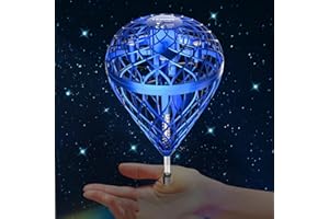 Flying Orb Ball Toy, Dhapy Upgraded 360°Rotating Magic Hover Fly Fidget Spinner, Floating Ball Cool Flying Toys for 6 7 8 9 10 11 12+ Year Old Boys Girls Teens Outdoor Toys (Blue-S)